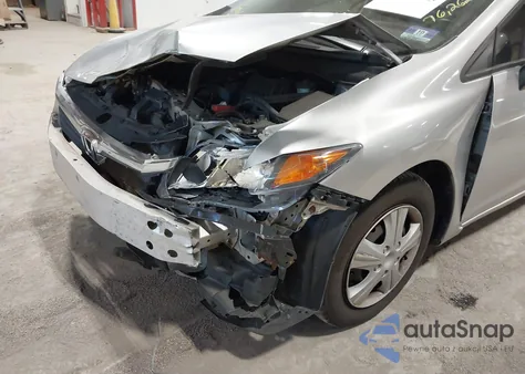 2012 Honda Civic Lx z USA, uszkodzony, nr VIN 19XFB2F59CE382785